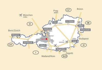 Directions to Wagrain Directions to Wagrain