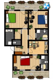 Apartment TYPE E - 88 m2:
